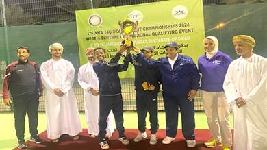 محمد عادل يحرز برونزية بطولة الاتحاد الدولي للتنس في عمان